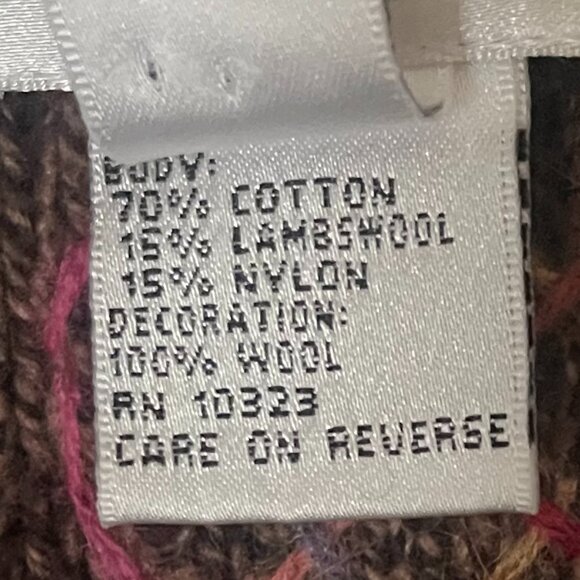 ✨ Talbots Embroidered Lambswool-Blend Knit Cardigan – Size Large ✨ - Picture 5 of 8